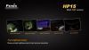 Fenix HP15 LED Flashlight, Yellow, 500 Lumens, 5 Levels, SOS, 4 x AA
