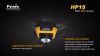 Fenix HP15 LED Flashlight, Yellow, 500 Lumens, 5 Levels, SOS, 4 x AA