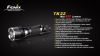 Fenix TK22 LED Flashlight, 650 Lumens, 4 levels, STROBE, 2 x CR123A or 1 x 18650
