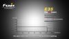 Fenix E35 LED Flashlight, 225 Lumens HIGH, 18650 rechargeable Li-ion