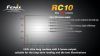 RC10, Fenix RC10 LED Flashlight Black, Rechargeable, 380 lumen