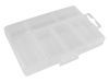PLASTIC STORAGE BOX (3.35" x 5.31" x 0.98") - 5 COMPARTMENTS