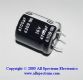 4700uf, 16v, Aluminum Electrolytic Capacitor, Snap In
