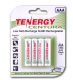Tenergy Centura NiMH AAA 800mAh Low Self Discharge Rechargeable Batteries, 4 pack