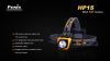 Fenix HP15 LED Flashlight, Yellow, 500 Lumens, 5 Levels, SOS, 4 x AA