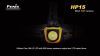 Fenix HP15 LED Flashlight, Yellow, 500 Lumens, 5 Levels, SOS, 4 x AA