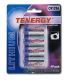 Tenergy Propel CR123A Lithium Battery with PTC Protected (4 pcs) -- Retail Card ==SHIPS GROUND ONLY==