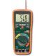 MultiMeter with IR Laser Thermometer, True RMS