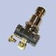 Pushbutton, Single Pole, SPST, OFF/ON, MOMENTARY ON, Metal Actuator