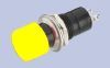 Pushbutton, Single Pole, SPST, OFF/ON, MOMENTARY ON, YELLOW BUTTON