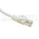 CAT5E 350MHz, Patch Cord, Molded W/Boot & Bubble, 10 Feet, White
