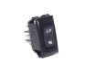 SPDT / SPCO switch, ON-OFF-ON, on positions marked HI / LO, 16A 125 VAC, 10A 250 VAC, Carlingswitch