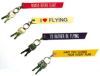 Ribbon Keychains - HAVE YOU CLOSED YOUR FLIGHT PLAN