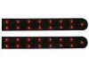 DOUBLE SELF-ADHESIVE LED STRIP - RED - 5 29/32" - 12VDC