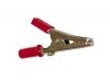 Alligator Clip, 55mm, w/screw connection, RED
