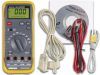 DMM with Temperature, data hold, backlight, RS-232 output + Software (logging & display)
