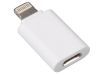 iPHONE 5 ADAPTER - MICRO USB FEMALE to LIGHTNING 8-PIN MALE - WHITE