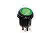 Green LED Illuminated Rocker Switch 2P DPST /ON-OFF 12V