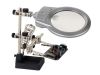 Helping Hand With Magnifier, LED Light And Soldering Stand